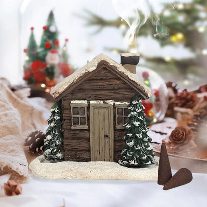 Winter Cabin Incense Burner